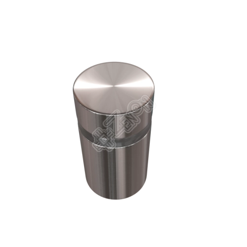 Дист. держатель STAKE ECONOM122010 с плоским винтом, диаметр 12 мм, высота 20 мм. Сталь. Хром