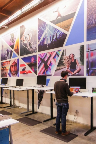 баннер в интерьере