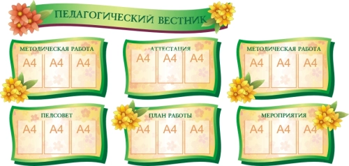 Стенды для специалистов 3130х1440мм глав. блок- 2065х295мм, втор. блоки- 990х585мм (2) Стенды для специалистов 3130х1440мм глав. блок- 2065х295мм, втор. блоки- 990х585мм (2)