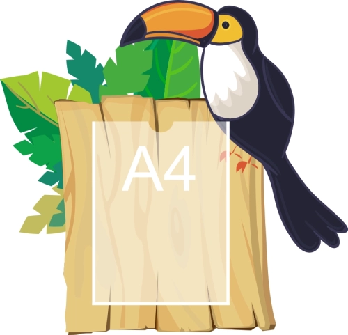 Стенд декор для дет сада 560х540 А4 Стенд декор для дет сада 560х540 А4