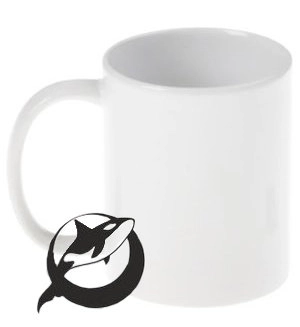 Кружка белая orca-black Кружка белая orca-black