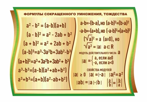 Оформление кабинета математики 1000х700мм (2) Оформление кабинета математики 1000х700мм (2)