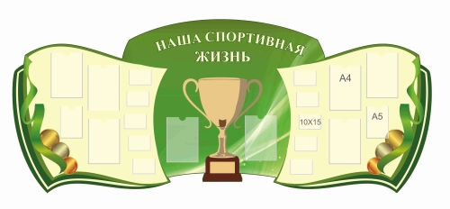 Стенды для кабинета Спортзала 2760х1140мм 6шт-А4 2шт-А5 10шт-10х15 Стенды для кабинета Спортзала 2760х1140мм 6шт-А4 2шт-А5 10шт-10х15
