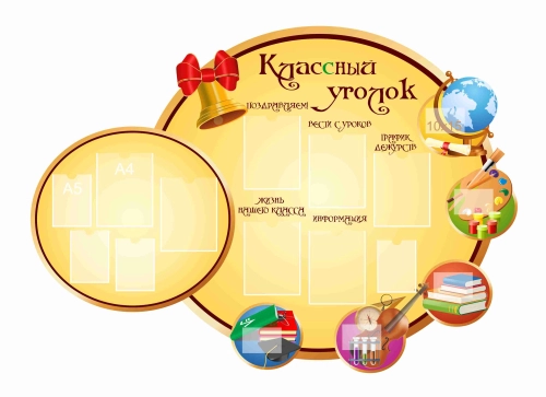 Стенды для Классного уголка 1990х1420мм 7-А4, 4-А5 Стенды для Классного уголка 1990х1420мм 7-А4, 4-А5