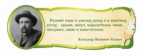 Оформление кабинета Русского языка 850х300мм (2) Оформление кабинета Русского языка 850х300мм (2)