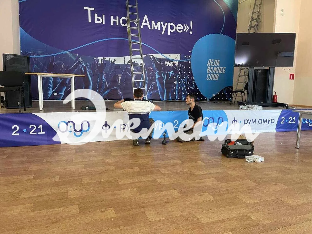 монтаж банеров 1
