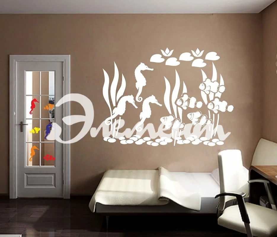 интерьерные наклейки в кабинет для стен