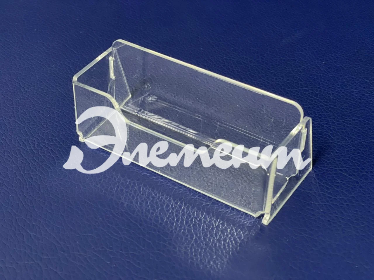 Подставка из акрила под визитки прозрачная