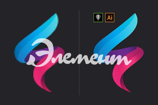 Отрисовка логотипа Элемент 2
