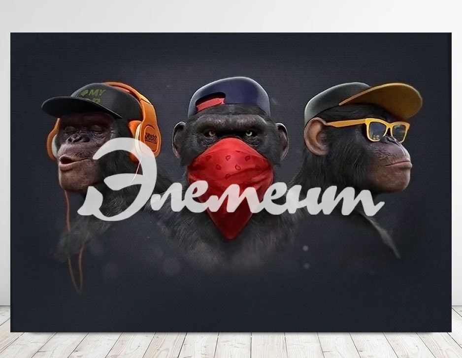 три обезьяны