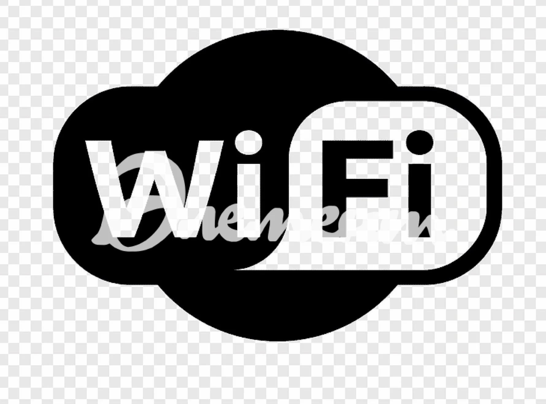 Стикер с доступом к сети Wi-Fi2