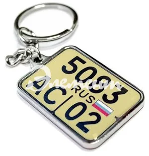 2 Нанесение изображения на брелок металлический 30х20мм