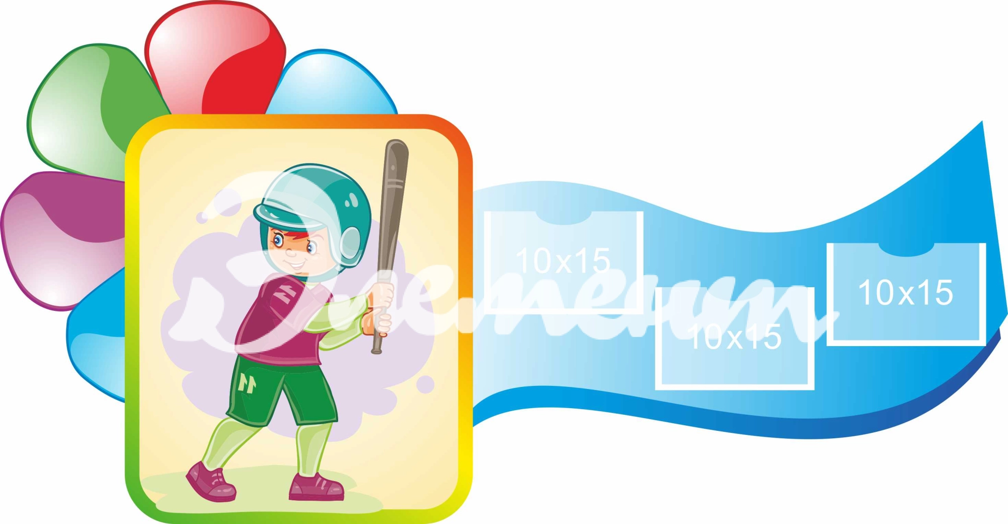 Оформление спортивного зала 1040х540мм 3-А6