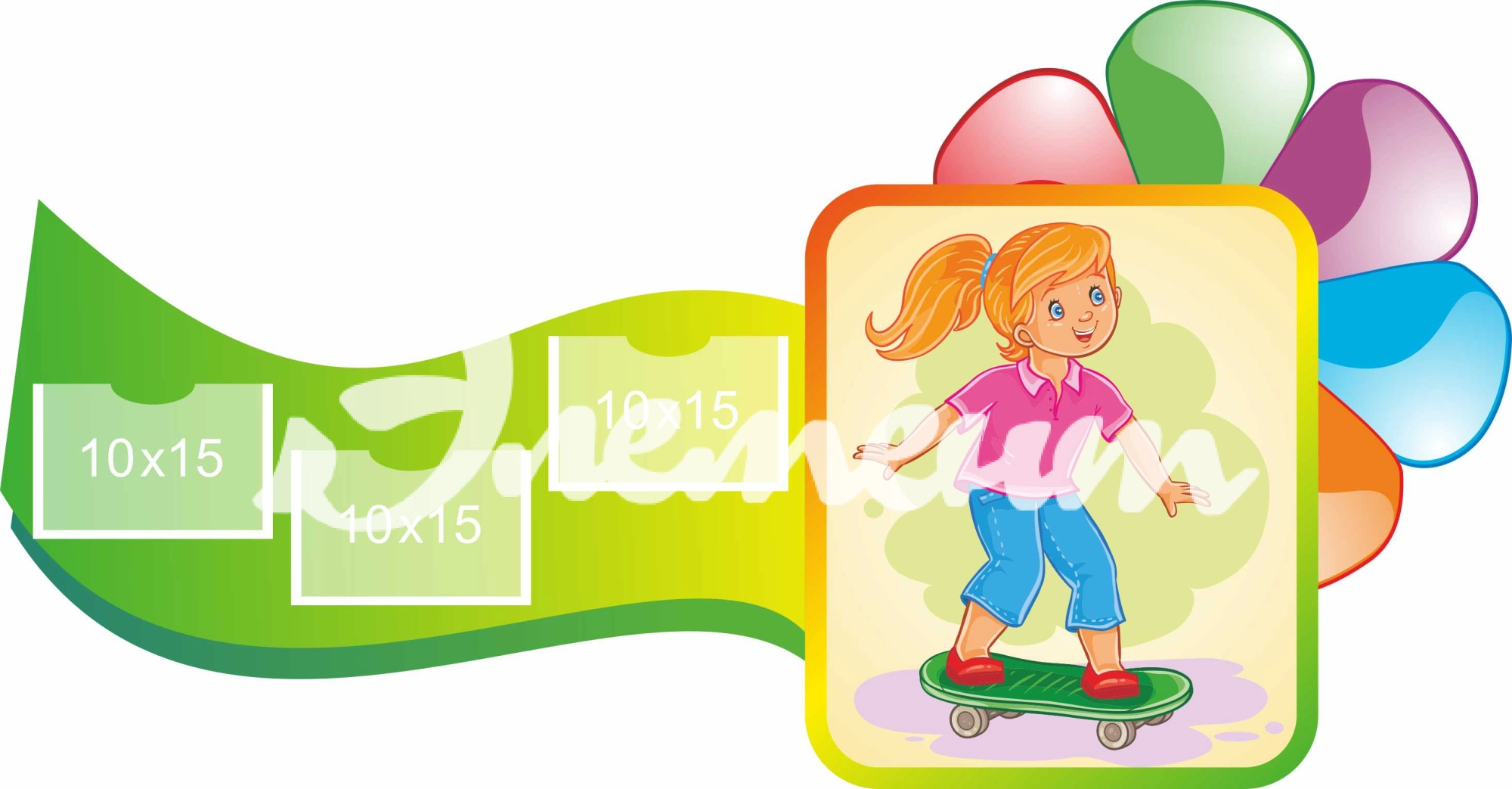 Оформление спортивного зала 1040х540мм 3-А6(2)