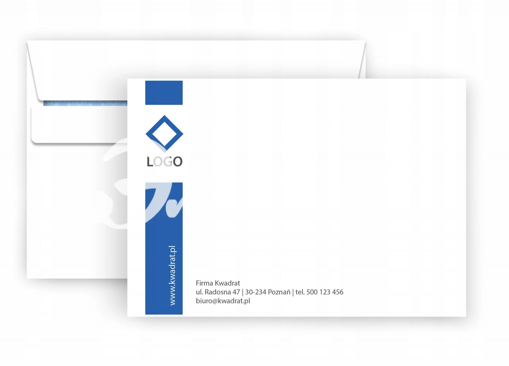 4Печать логотипов на конвертах С5 (А5)