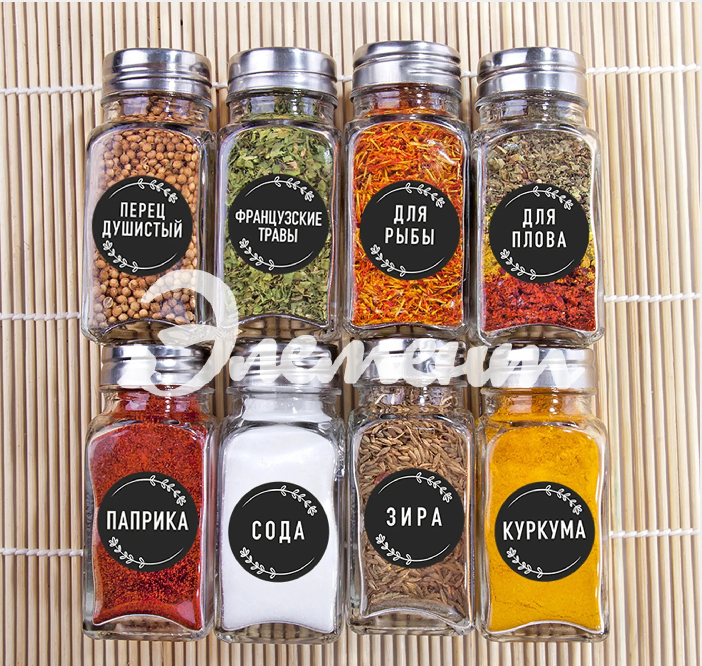 стикеры для продукции с описанием составов