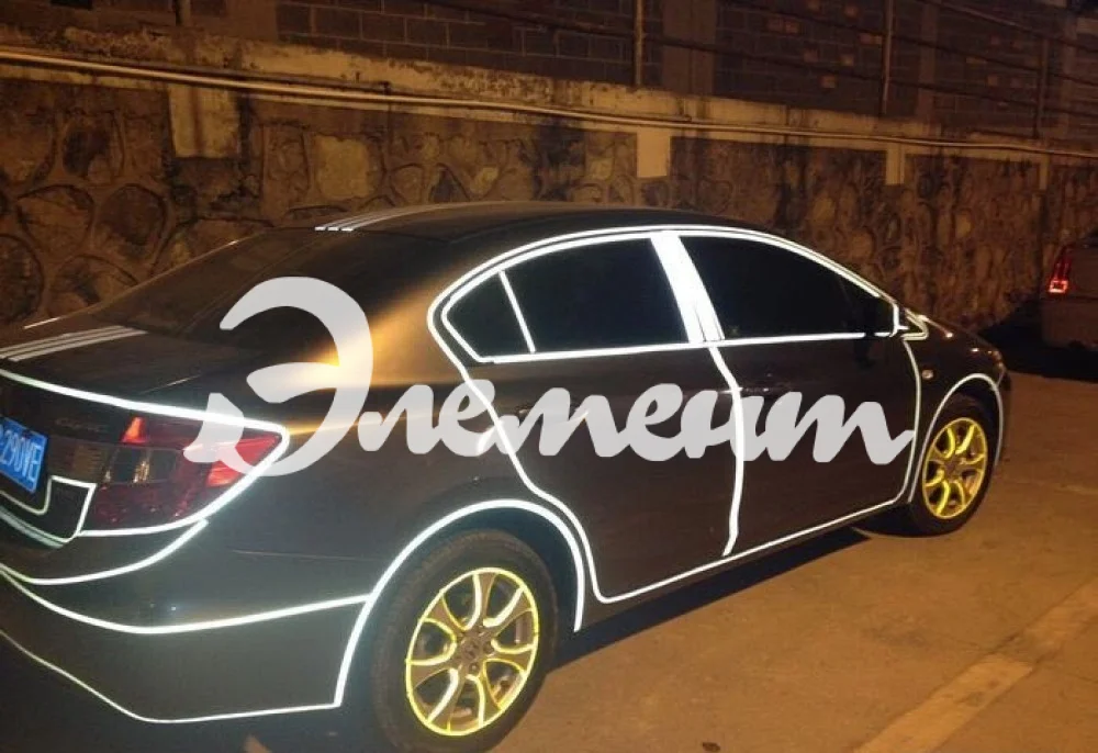 на машины, флуоресцентная пленка2