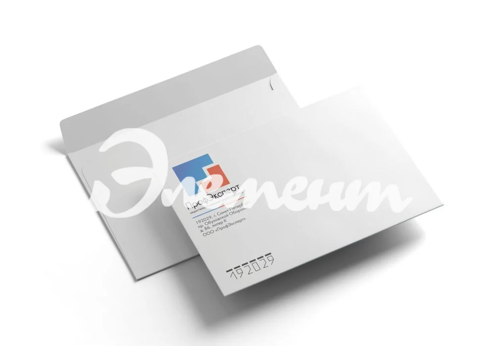 2Печать логотипов на конвертах С5 (А5)