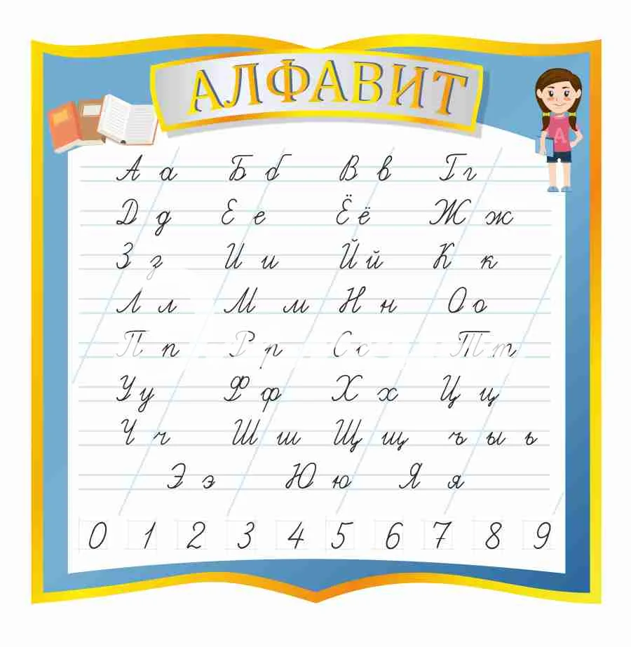 Оформление начальной школы 900х900мм