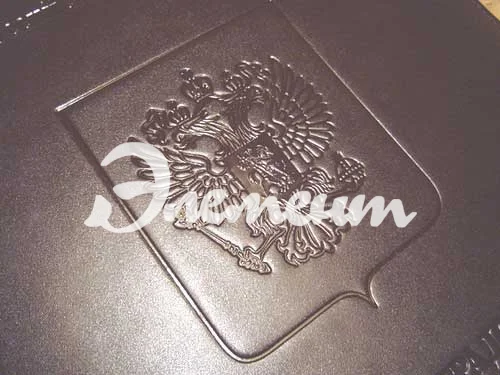 тиснение без фальги 2