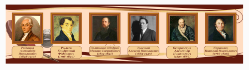 Оформление кабинета Русского языка 2000х500мм (4)