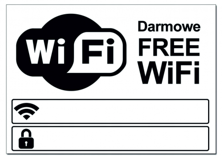 Стикер с доступом к сети Wi-Fi