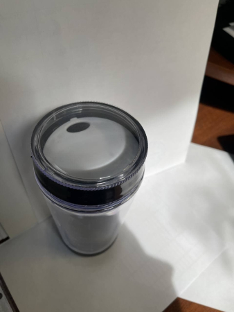 Стакан для кофе пластик прозрачный с изображением2