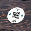 Стикер с QR-кодом на стол в кафе4